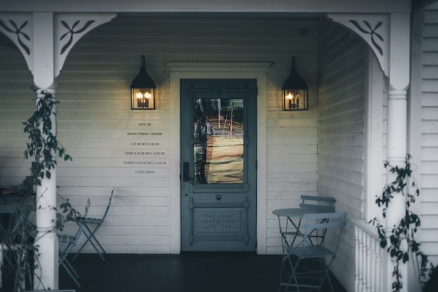 In feng shui, luck begins with the painting of the front door. Photo: Unsplash