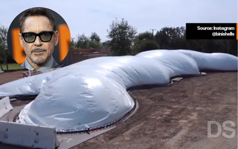 Vidéo : Découvrez les Détails de la Maison Gonflable de Robert Downey Jr.