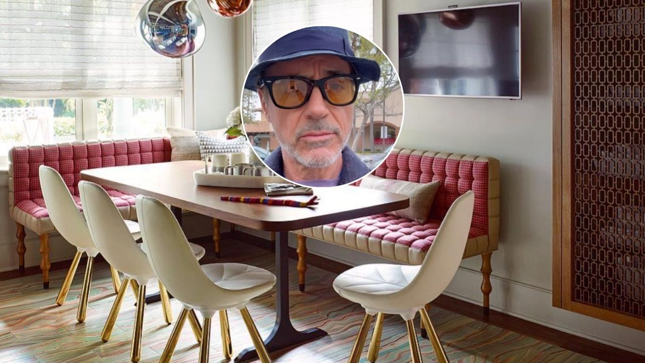 O canto da cozinha 'retro futurístico' de Robert Downey Jr. ignora as tendências