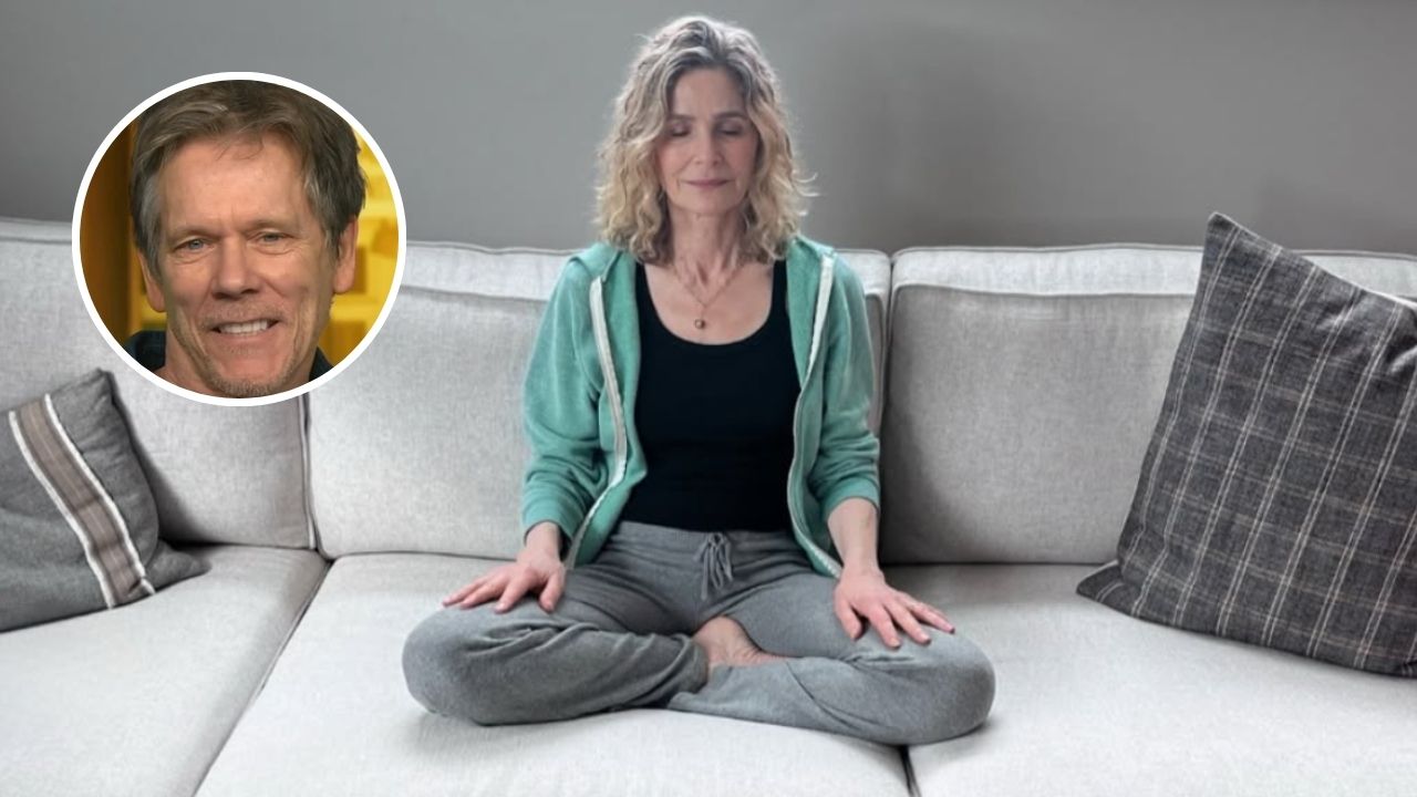 A sala de estar de Kevin Bacon e Kyra Sedgwick me convenceu: sofá cinza é atemporal e estiloso