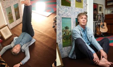Paul McCartney transformou uma porta comum em uma obra de arte impressionante