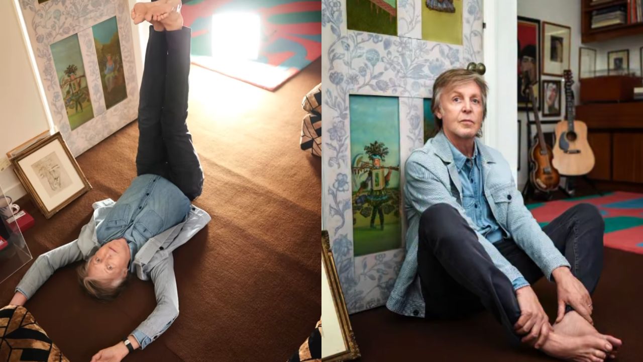 Paul McCartney transformou uma porta comum em uma obra de arte impressionante