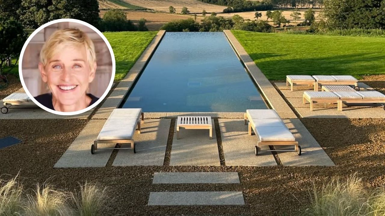 O jardim zen de Ellen DeGeneres no estilo resort surpreende no interior da Inglaterra