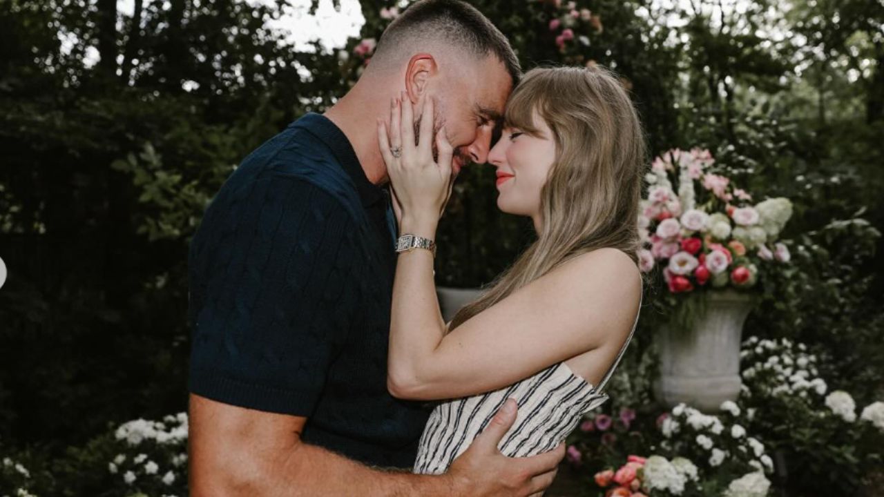 O jardim encantado do noivado de Taylor Swift e Travis Kelce