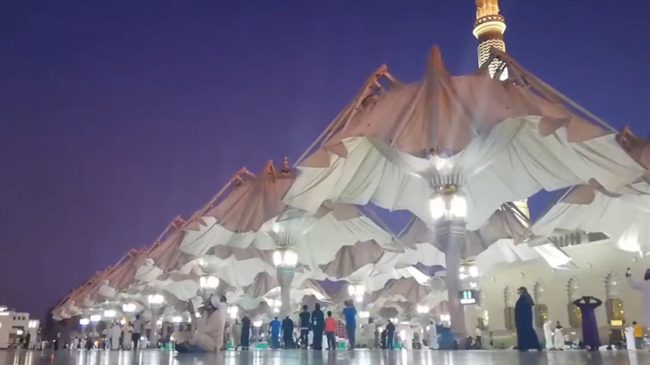 Guarda-sóis gigantes na Arábia Saudita: inovação em design funcional que revoluciona espaços externos