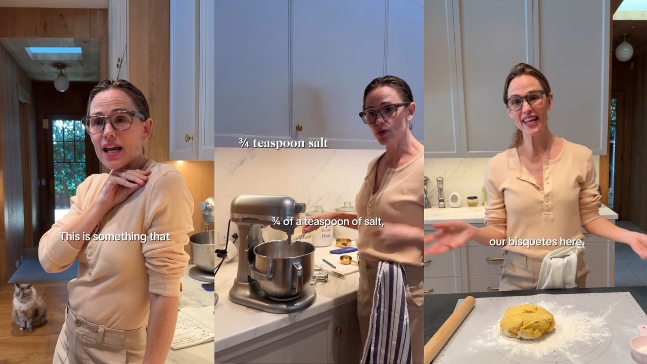 Geladeira de madeira de Jennifer Garner reinventa a tendência de cozinha invisível e futurista