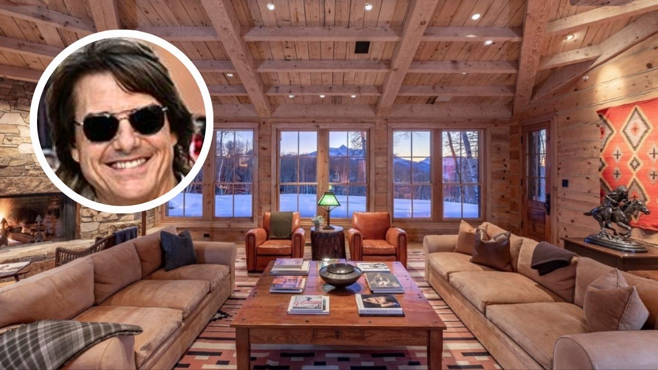 Como criar uma sala de estar estilo cabana: inspiração na casa de Tom Cruise