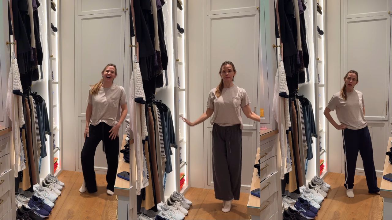 Jennifer Garner revela segredo de organização de closets: armazenamento vertical eficiente