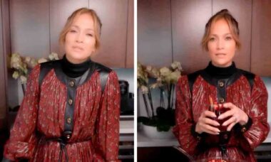 O estilo de Jennifer Lopez inspira: madeira escura é a nova tendência das cozinhas em 2025. Reprodução/Instagram