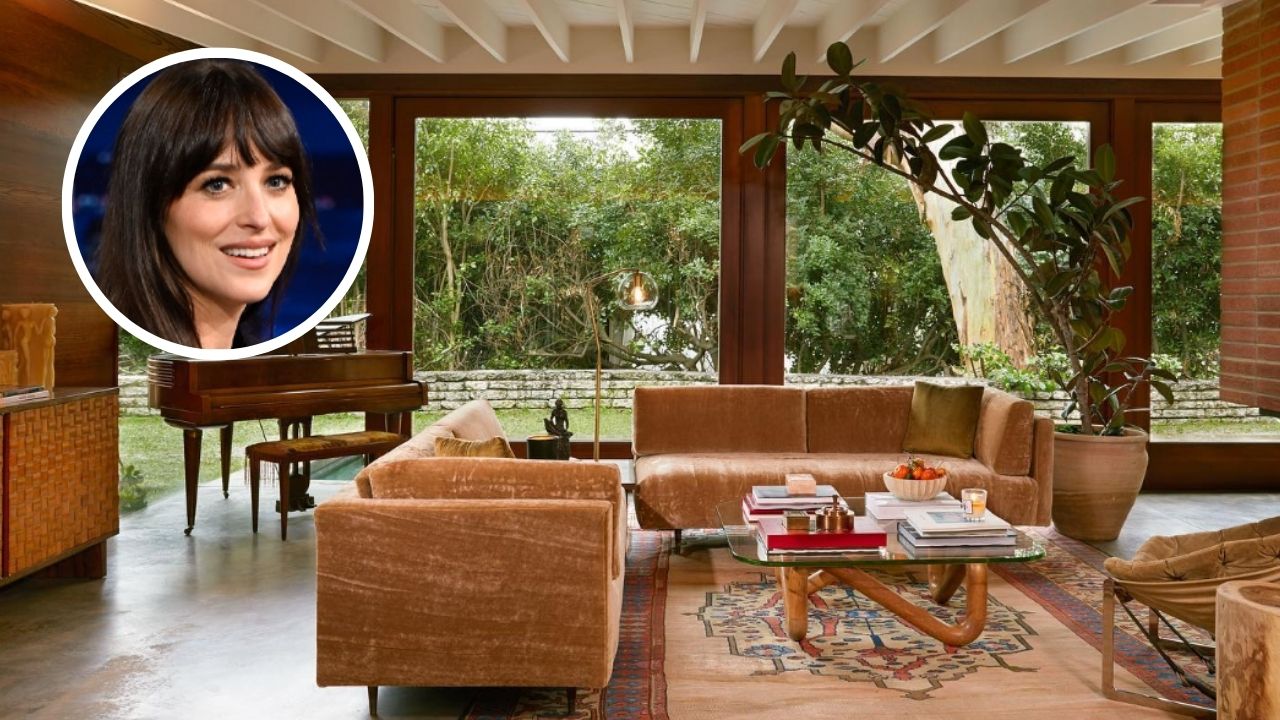 Dakota Johnson revela o charme do design de meados do século com um toque moderno