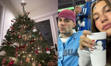 A árvore de Natal de Justin Bieber é uma aula de decoração emocional e estilo atemporal
