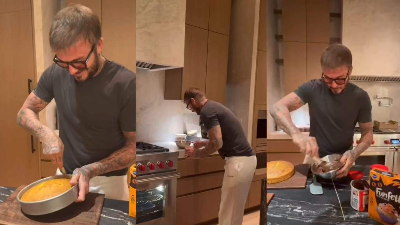 David e Victoria Beckham transformam armários do chão ao teto em um exemplo de elegância e funcionalidade no design de cozinhas modernas