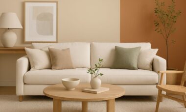 6 cores de tinta relaxantes que os designers recomendam para uma sala de estar aconchegante