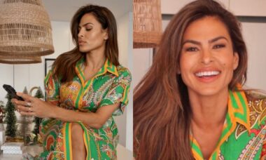 Eva Mendes e Ryan Gosling mostram como usar miniárvores de Natal na cozinha — e o resultado é puro charme festivo